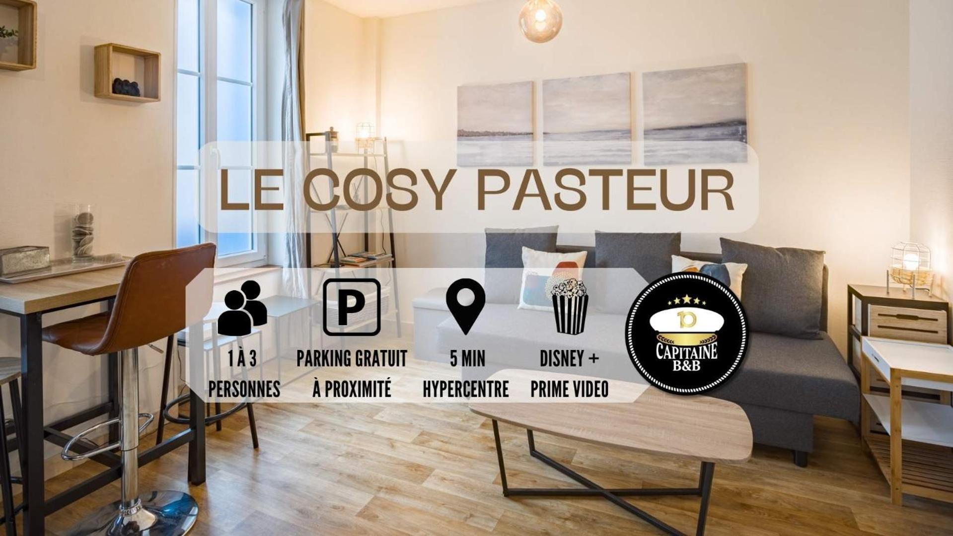 Le Cosy Pasteur 5 Min Hypercentre Parking Public Gratuit A Proximite Lejlighed Troyes Eksteriør billede